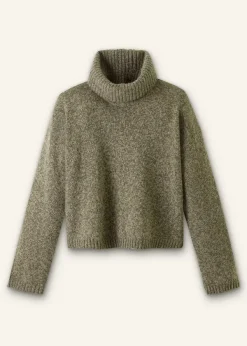 Sale ME+EM Alpaca Wool Perfect Country Jumper + Snood Bright Olive Moulin
