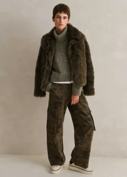 Sale ME+EM Alpaca Wool Perfect Country Jumper + Snood Bright Olive Moulin