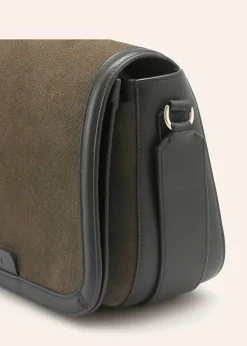 New ME+EM Angled Crossbody Bag Olive/Black