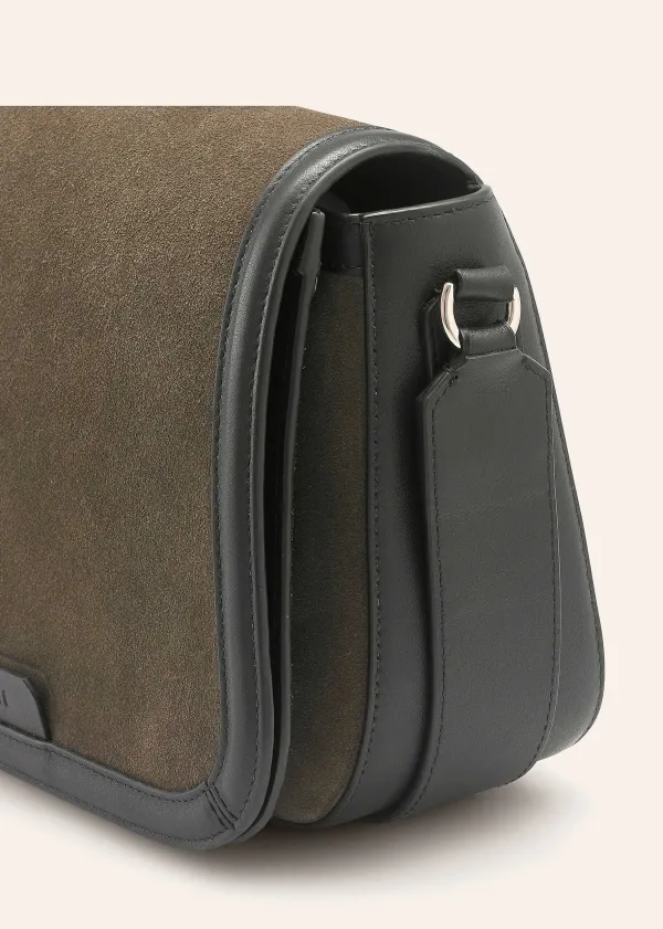 New ME+EM Angled Crossbody Bag Olive/Black