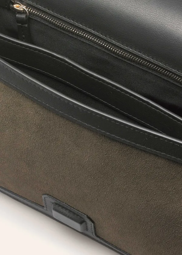 New ME+EM Angled Crossbody Bag Olive/Black