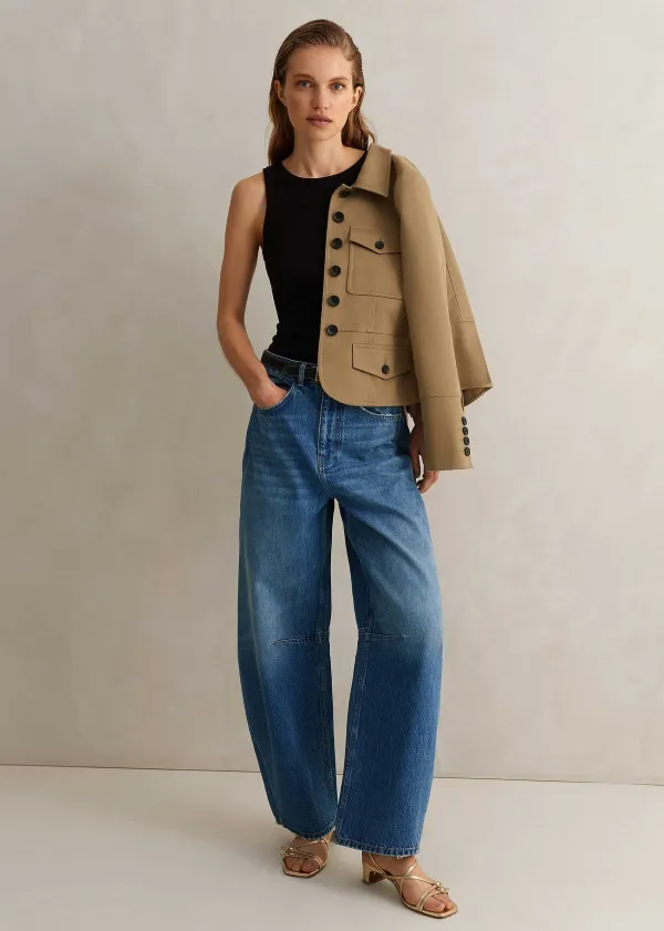 Best ME+EM Authentic Denim Extreme Tapered Jean Mid Wash