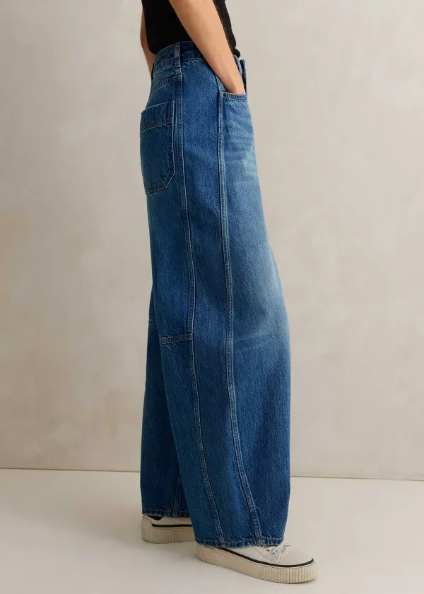 Best ME+EM Authentic Denim Extreme Tapered Jean Mid Wash