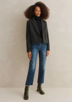 Hot ME+EM Authentic Relaxed Jean Dark Blue Wash