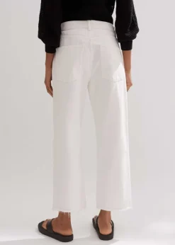 Best ME+EM Authentic Straight Jean White
