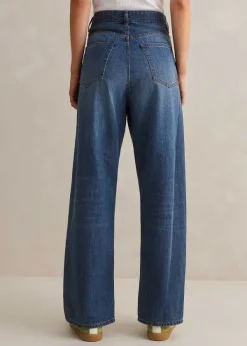 Discount ME+EM Baggy Low Rise Jean Authentic Mid Wash