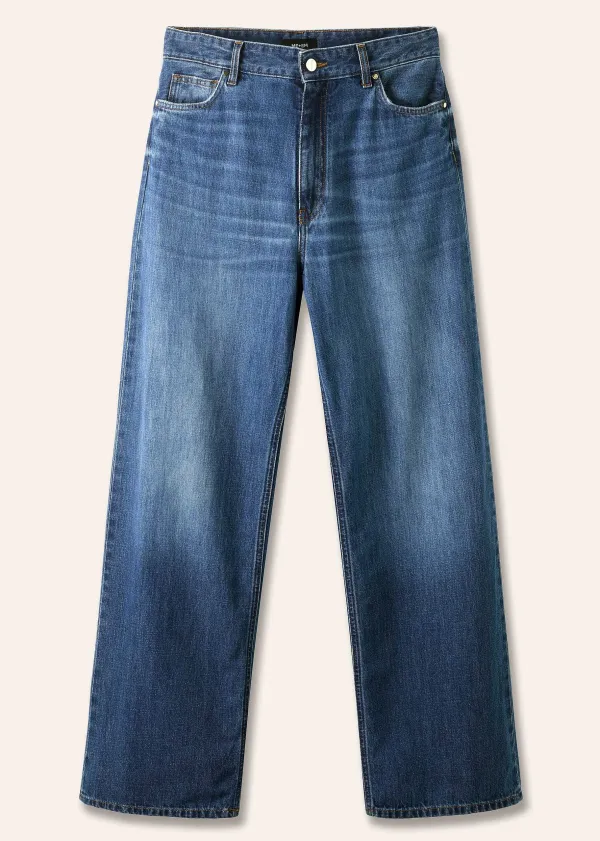 Discount ME+EM Baggy Low Rise Jean Authentic Mid Wash
