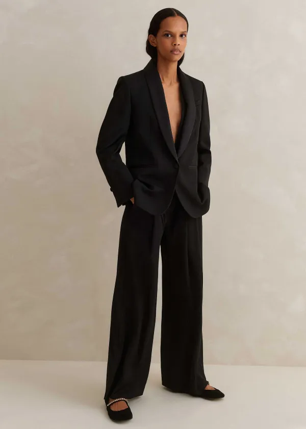 Clearance ME+EM Bracelet Sleeve Forever Tux Jacket Black
