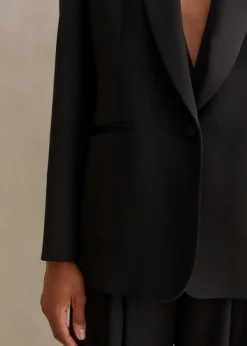 Clearance ME+EM Bracelet Sleeve Forever Tux Jacket Black
