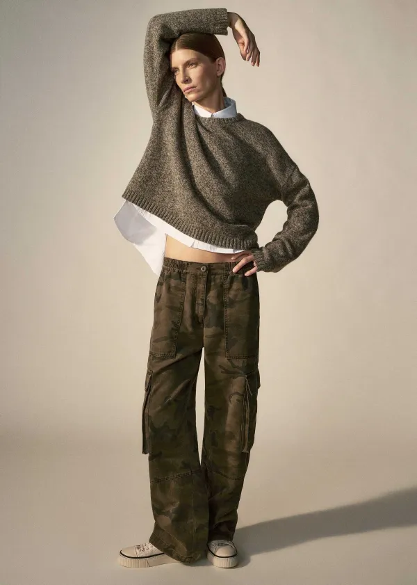 Best ME+EM Camo Cargo Trouser Khaki