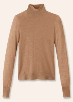 Sale ME+EM Cashmere Barely There Layering Jumper Camel
