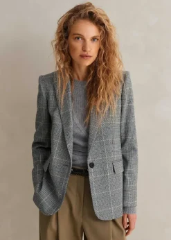 Best ME+EM Cashmere Layered Wrap Top Silver Grey M Lange