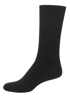 ME+EM Cashmere-Blend Socks Black
