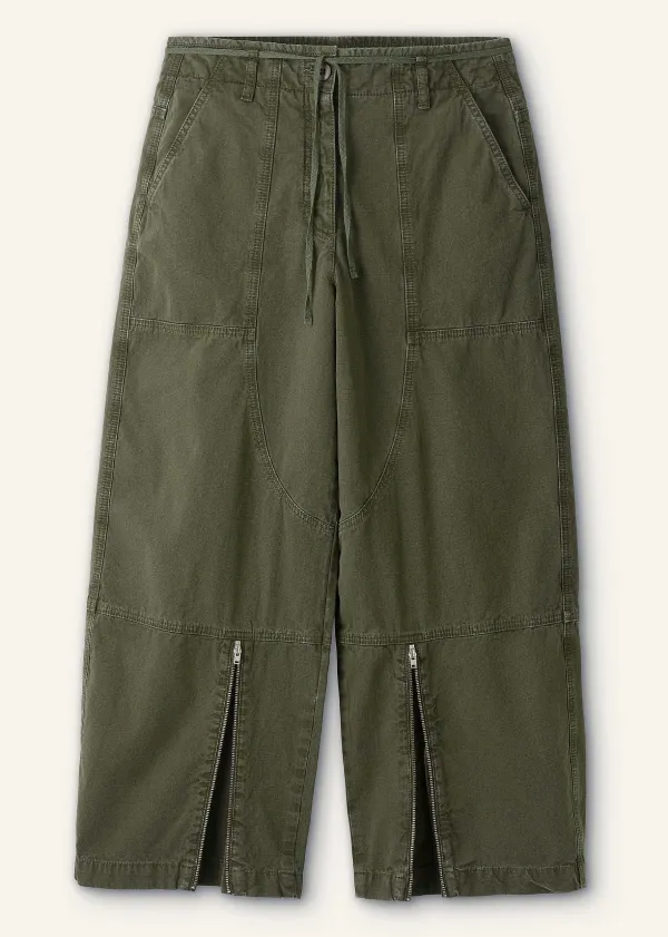 Best ME+EM Casual Crop Trouser Light Khaki