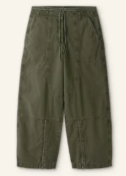Best ME+EM Casual Crop Trouser Light Khaki