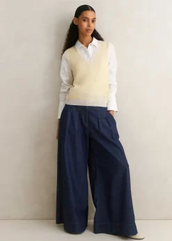 Sale ME+EM Classic Bib Detail Layering Shirt Fresh White