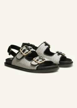 Hot ME+EM Classic Footbed Sandal Off Black
