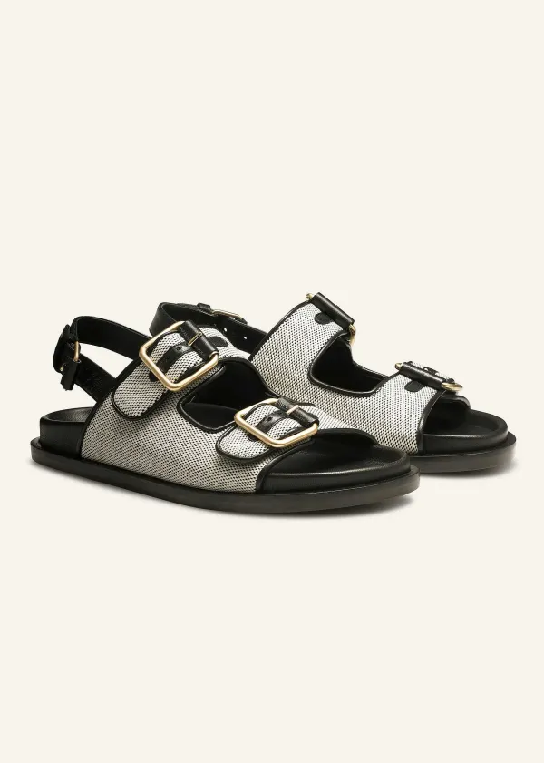 Hot ME+EM Classic Footbed Sandal Off Black