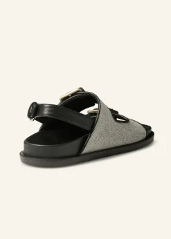 Hot ME+EM Classic Footbed Sandal Off Black