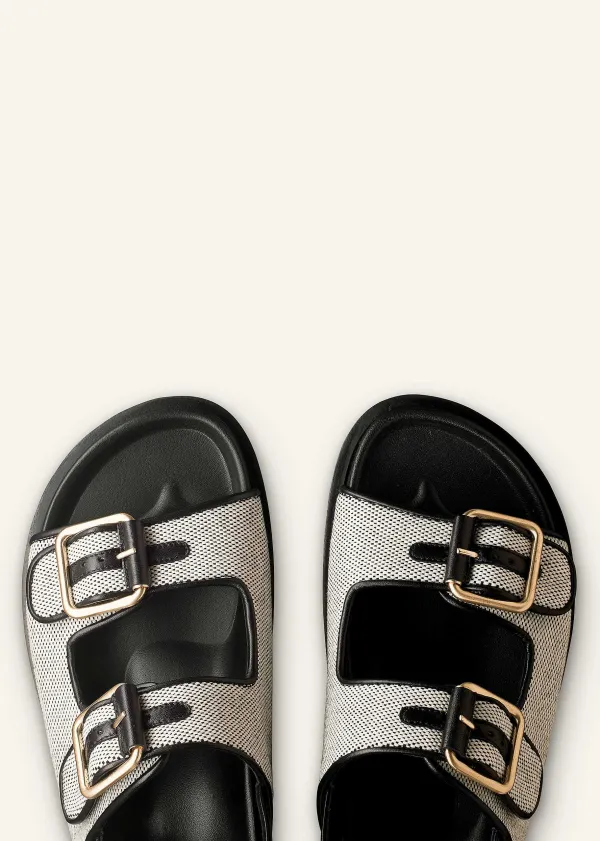 Hot ME+EM Classic Footbed Sandal Off Black