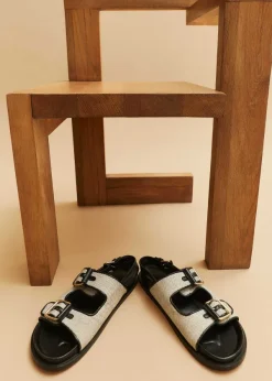 Hot ME+EM Classic Footbed Sandal Off Black