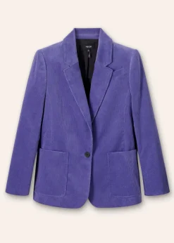 Outlet ME+EM Corduroy Boyfriend Blazer Winter Lilac