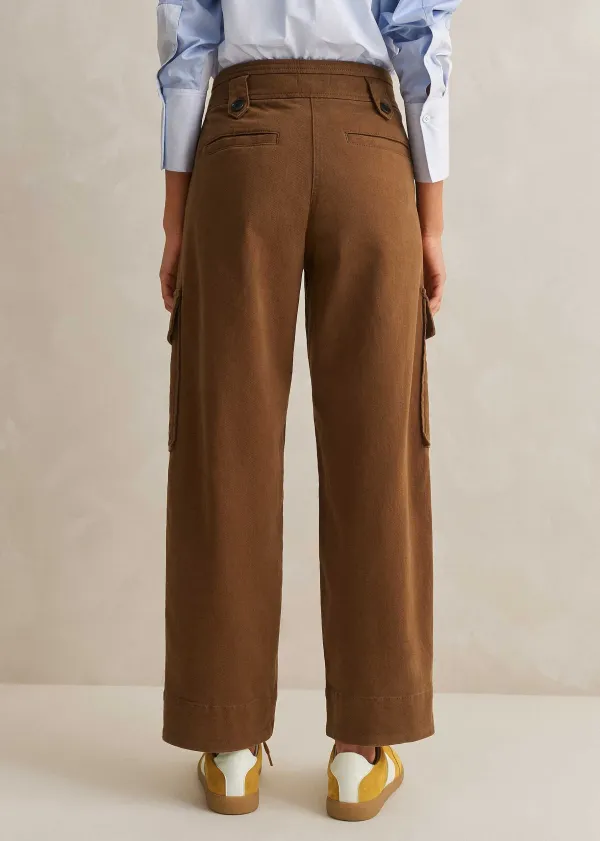 ME+EM Cotton Cargo Trouser Tan