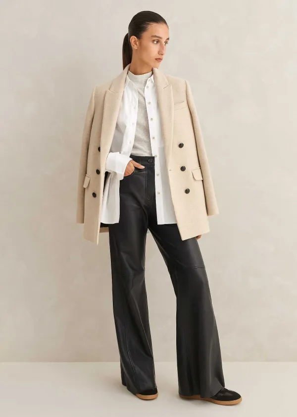 Outlet ME+EM Crease Less Cotton Elastic Sleeve Shirt White