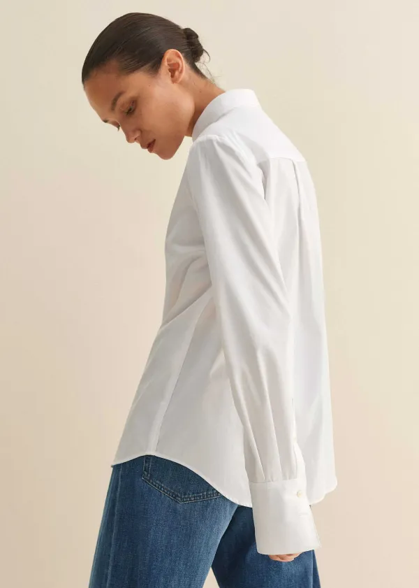 ME+EM Crease Less Cotton Forever Shirt White
