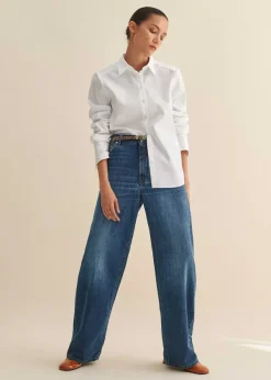 ME+EM Crease Less Cotton Forever Shirt White