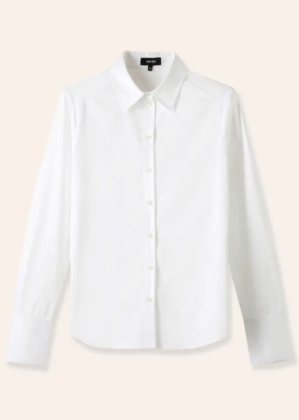 ME+EM Crease Less Cotton Forever Shirt White