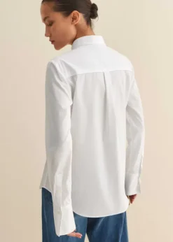 ME+EM Crease Less Cotton Forever Shirt White