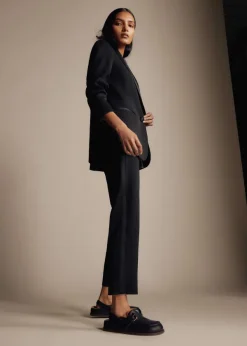 Outlet ME+EM Crop Forever Tux Trouser Suit Black