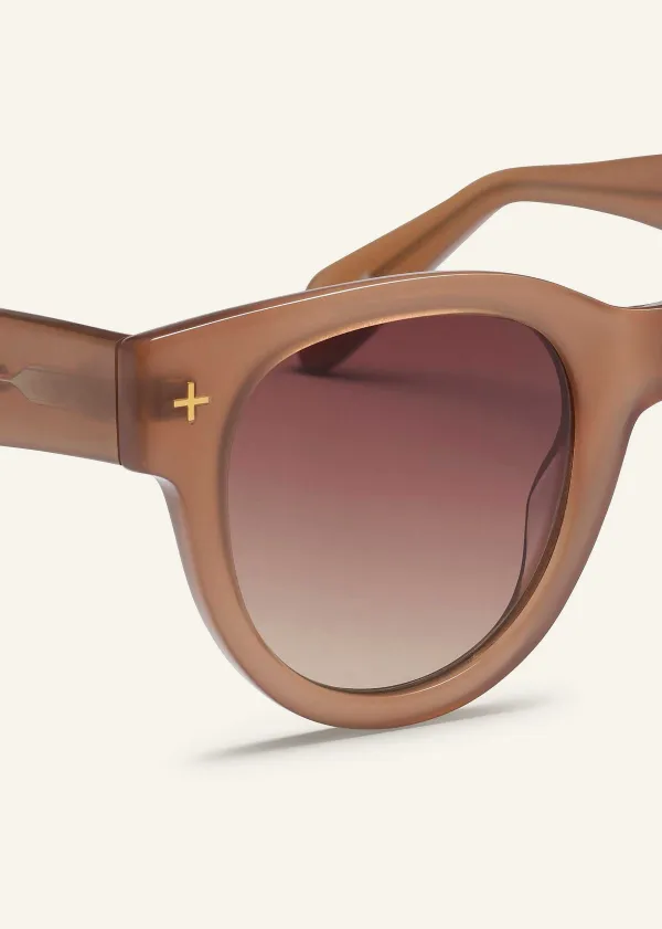 ME+EM D-Frame Sunglasses Smokey Nude