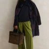 New ME+EM East West Day Tote Olive/Black