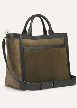 New ME+EM East West Day Tote Olive/Black