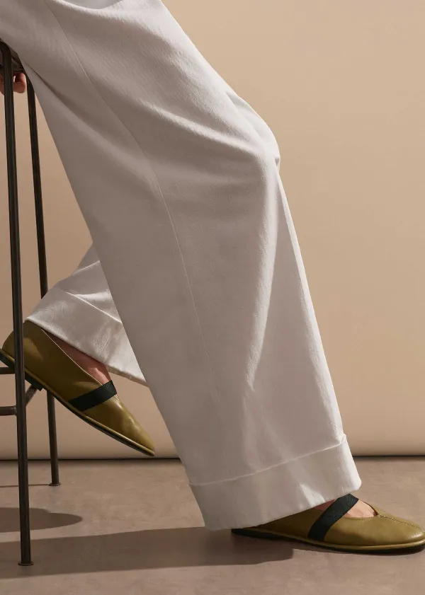 Discount ME+EM Elasticated Strap Mary Jane Olive