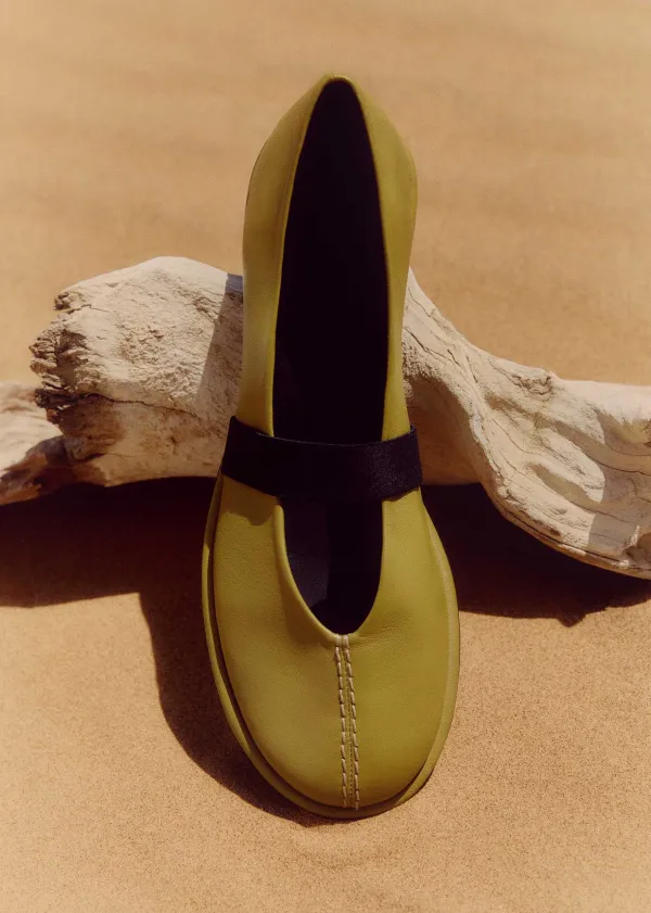 Discount ME+EM Elasticated Strap Mary Jane Olive