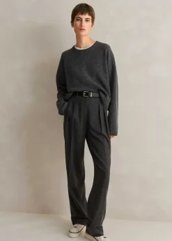 Hot ME+EM Elongated Tapered Trouser Charcoal