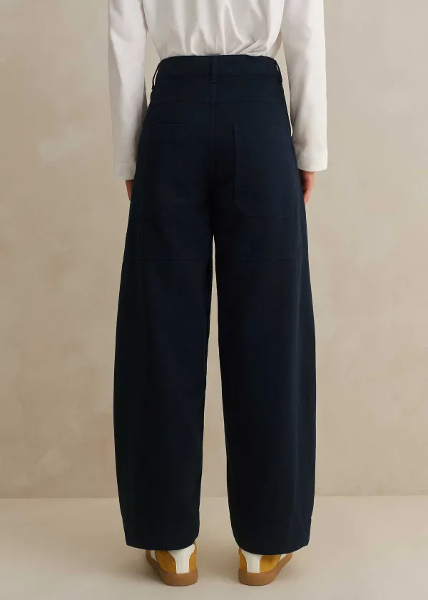 ME+EM Extreme Seam Casual Trouser Navy