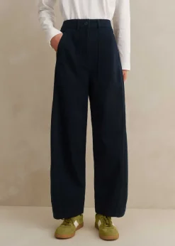 ME+EM Extreme Seam Casual Trouser Navy