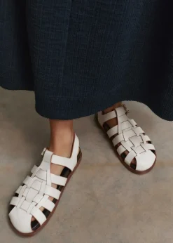 Sale ME+EM Fisherman Sandal Off White