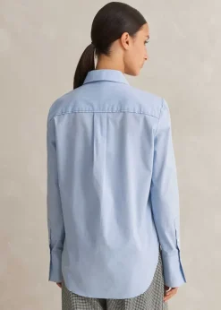 Clearance ME+EM Forever Shirt Chambray Blue