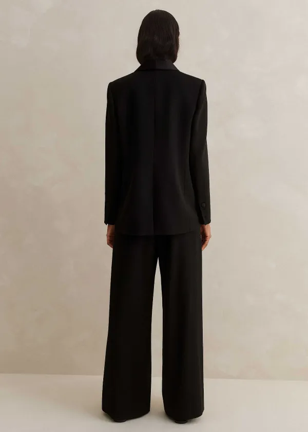Hot ME+EM Forever Tux Regular-Length Trouser Three-Piece Suit Black