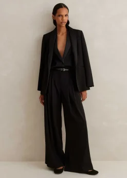 Hot ME+EM Forever Tux Regular-Length Trouser Three-Piece Suit Black