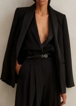 Sale ME+EM Forever Tux Short-Length Trouser Three-Piece Suit Black