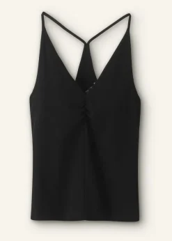 Outlet ME+EM Halterneck Tank Top Black