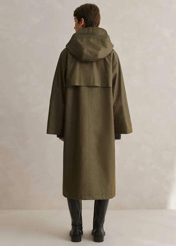 Hot ME+EM Hands-Free Oversized Parka Khaki