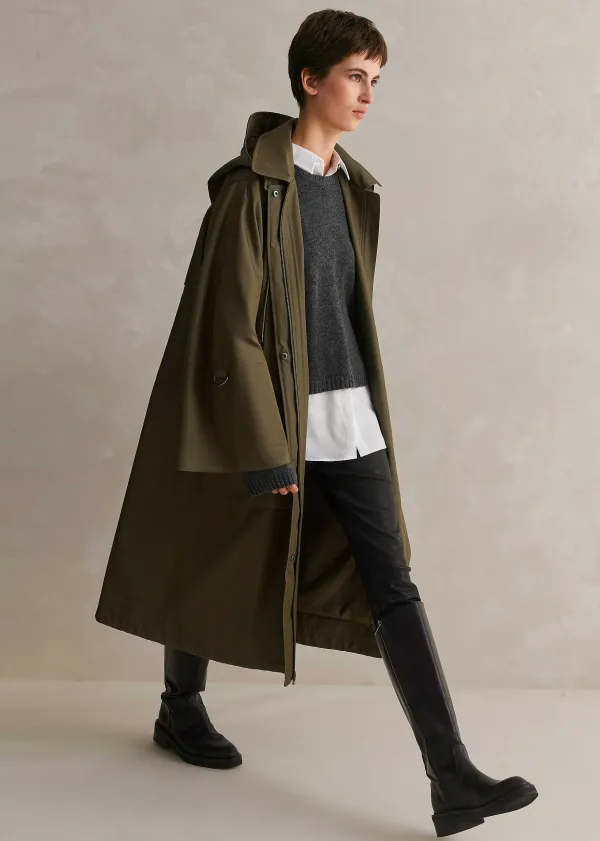 Hot ME+EM Hands-Free Oversized Parka Khaki