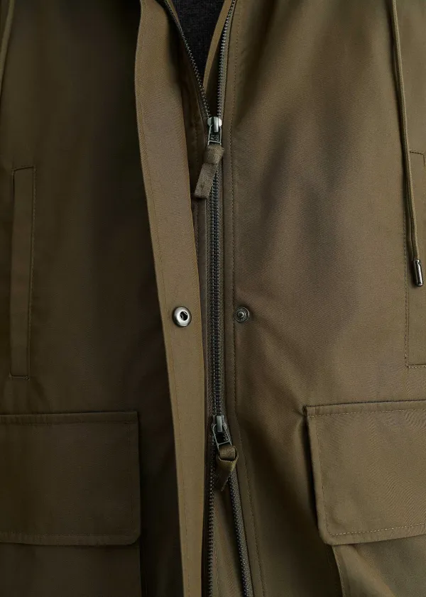 Hot ME+EM Hands-Free Oversized Parka Khaki
